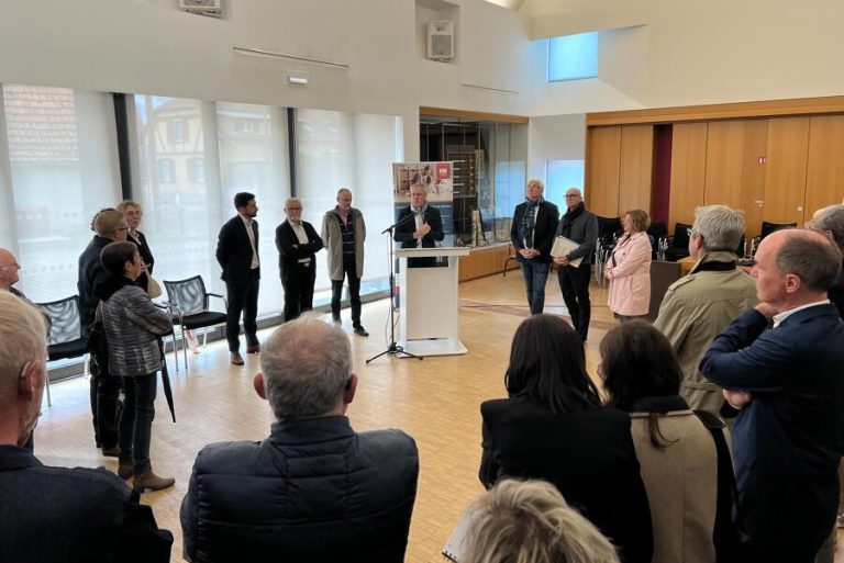 Discours du maire à Kingersheim lors de l'inauguration du lotissement Vert Village.