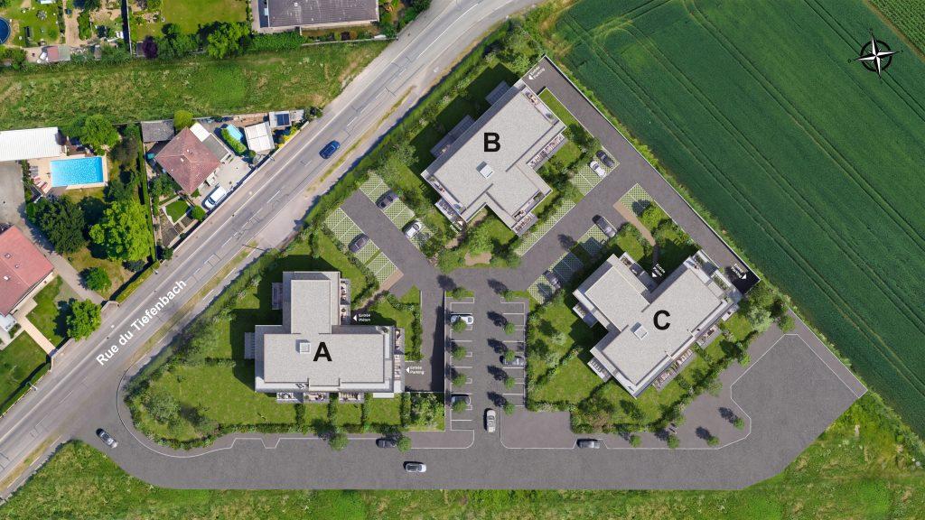 PROCIVIS - Pierre&Territoire - Logements - Colmar - Plan masse - 04
