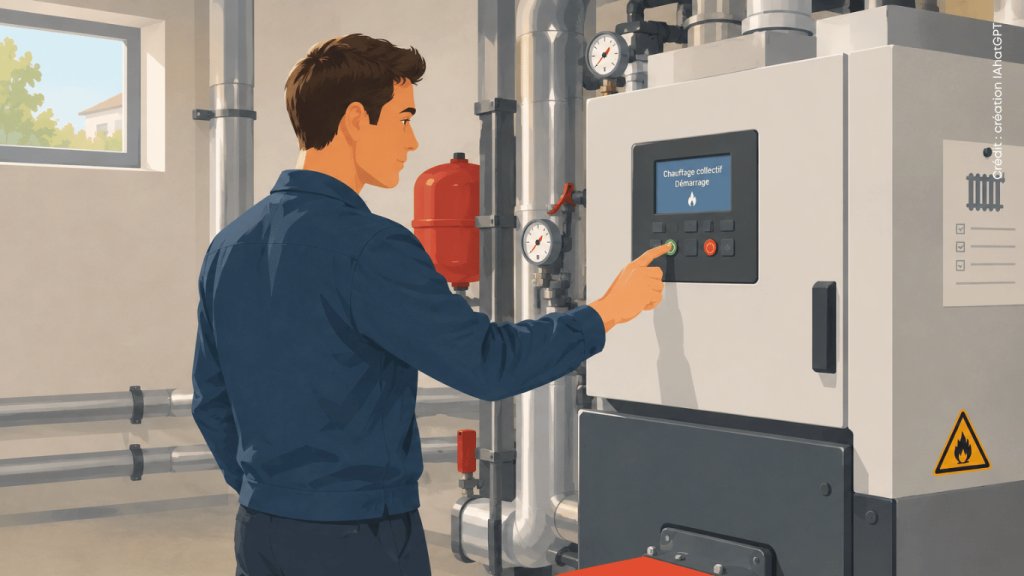 technicien démarrage chauffage